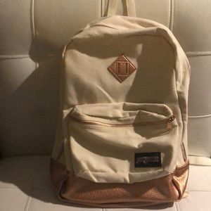 Spacious Jansport Canvas Backpack